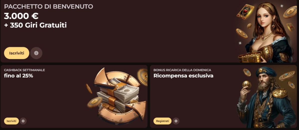 Promozioni Bonus VinciSpin: Welcome Package e Cashback Extra image 1